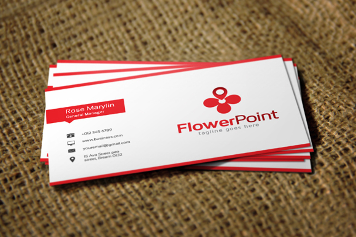 Flower Point Logo Template, a Branding & Logo Template by gunaonedesign