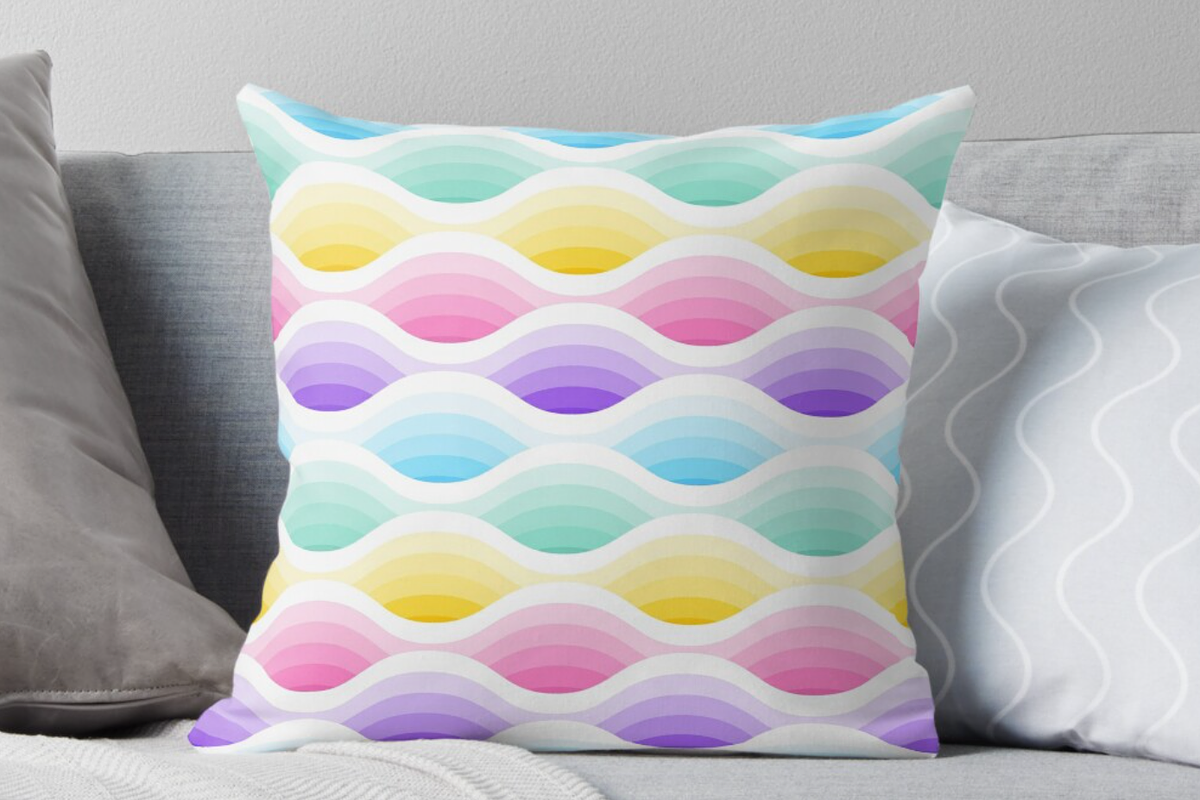 Wave seamless patterns. 3d effect., a Pattern Graphic by Evgeniya Dzhumm (Photo 6 of 8)