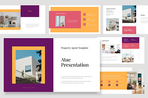 Atae : Property Agent Google Slides, a Presentation Template by Punkl Camp