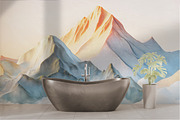 Abstract landscape wallpaper, a Decorative Illustration by fei long (Thumbnail 3 of 10)