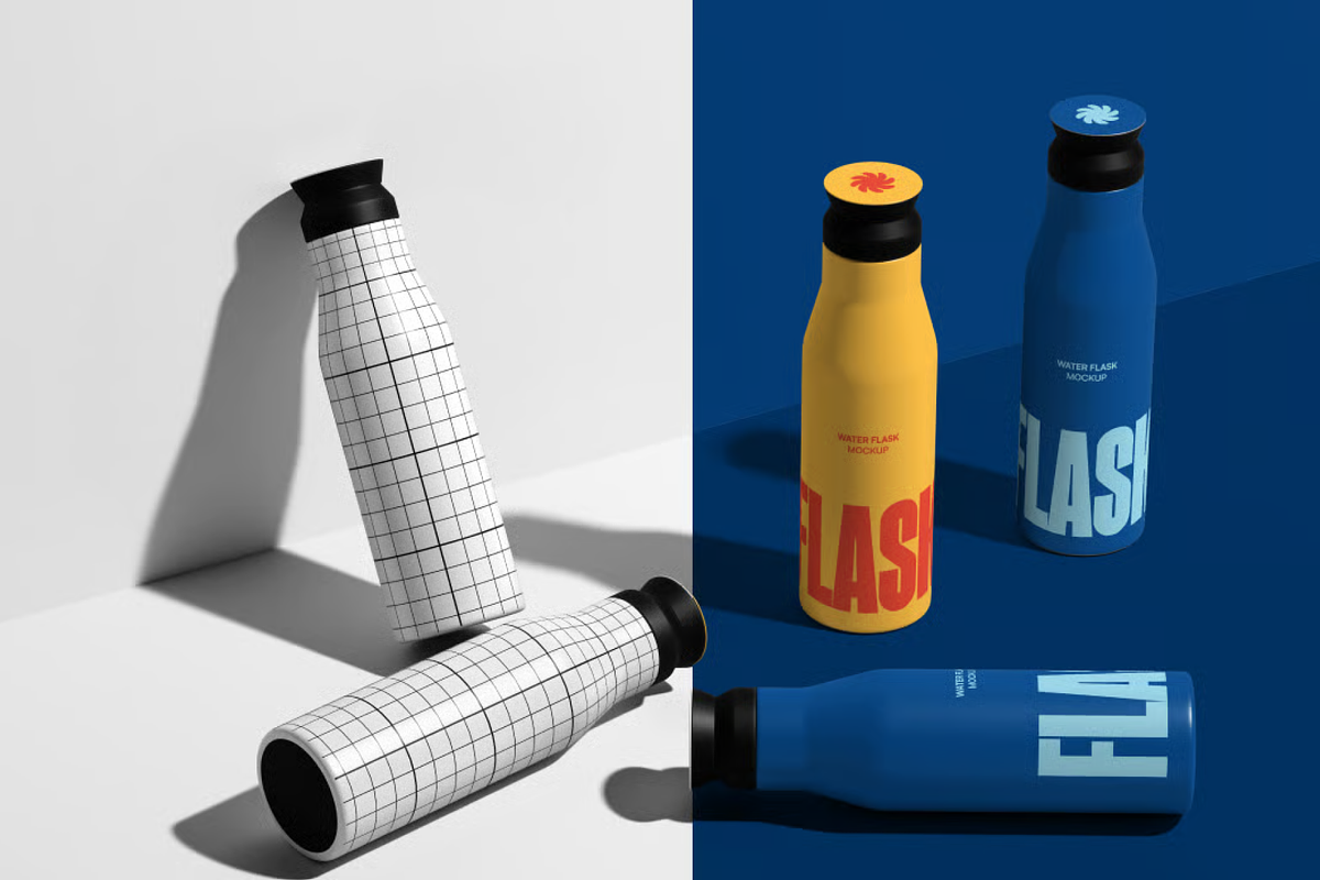 Sports Water Bottle Mockup, a Cups & Container Mockup by graphicsauce (Photo 2 of 4)