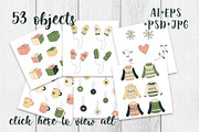 Winter Set, a Decorative Illustration by Marina Demidova (Thumbnail 5 of 7)