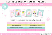 Pastel Christmas Instagram Templates, a Social Media Template by Sparkle & Speckle (Thumbnail 8 of 8)