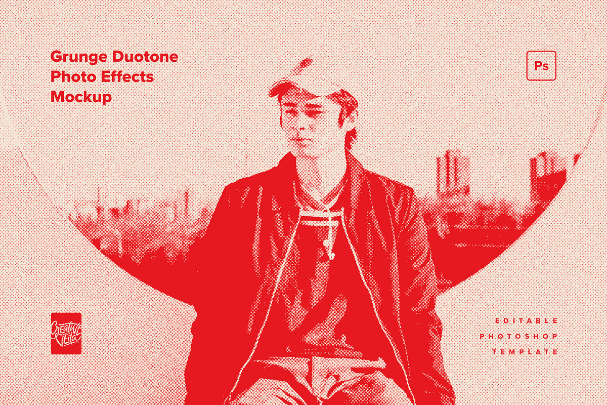 Grunge Duotone Photo Effects Pack, a Layer Style Add-On by Creative Veila (Photo 7 of 12)