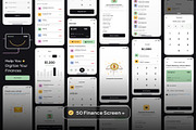 Banksad - Finance Mobile App UI Kit, an UI Kit Template by Creative Perspective (Thumbnail 6 of 8)