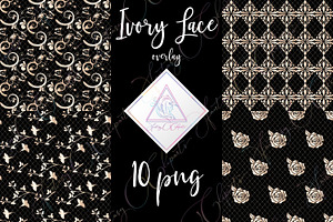 Ivory Lace Clipart