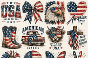 USA Distressed Patriotic Graphics, a Decorative Illustration by ElDesignState (Thumbnail 9 of 11)
