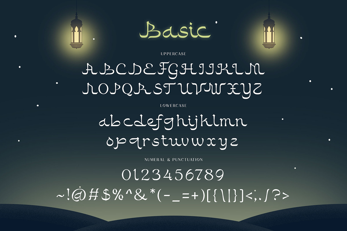 Buballen Arabic Typeface, a Script Font by alit design (Photo 5 of 14)