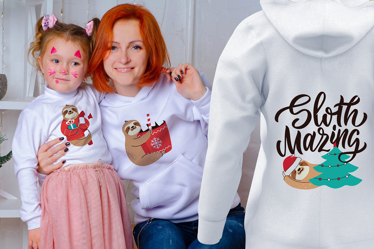 Cute Christmas Bundle, an Animal Illustration by Lettering_Logo (Photo 11 of 11)