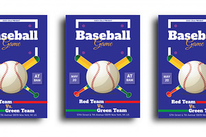 Baseball Sport Flyer