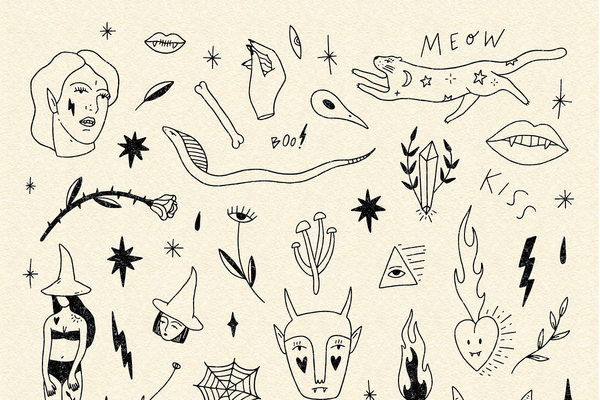 Halloween Bundle, an Animal Illustration by Annie Konst (Photo 3 of 13)