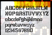 Sparque - Stencil Font, a Font by Craft Graphic Type (Thumbnail 4 of 8)