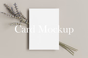 Card Mockup 5x7, PSD, a Print Template by Snoflinga (Thumbnail 1 of 4)