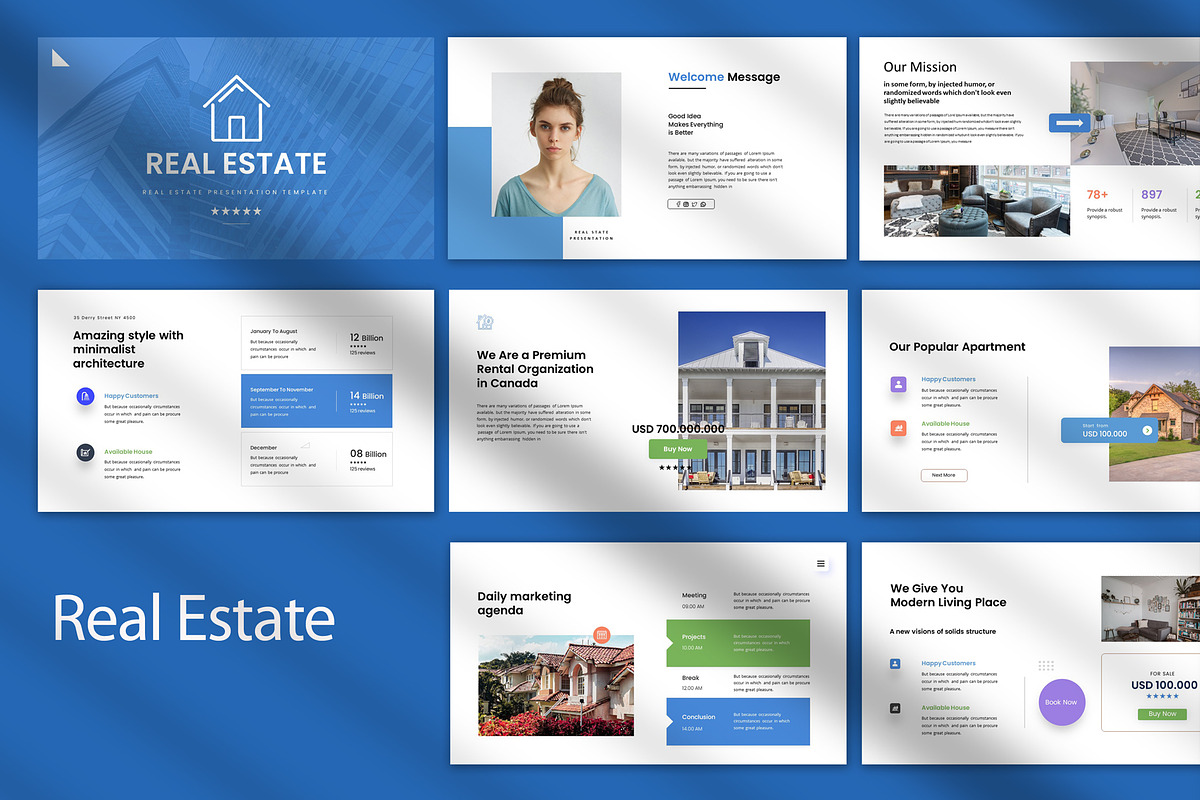 Real Estate Template, a Presentation Template by Pradaxa (Photo 7 of 9)