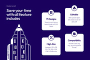 New York Vector Drawing Set, an Outline Icon by Vectors Market (Thumbnail 2 of 8)