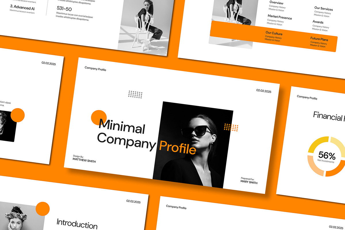 Company Profile Presentation, a Presentation Template by Mighty-Slide (Photo 1 of 6)