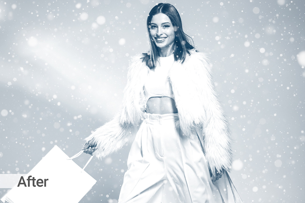 Winter Snowfall Photo Effect, a Layer Style Add-On by graphypix (Photo 7 of 13)