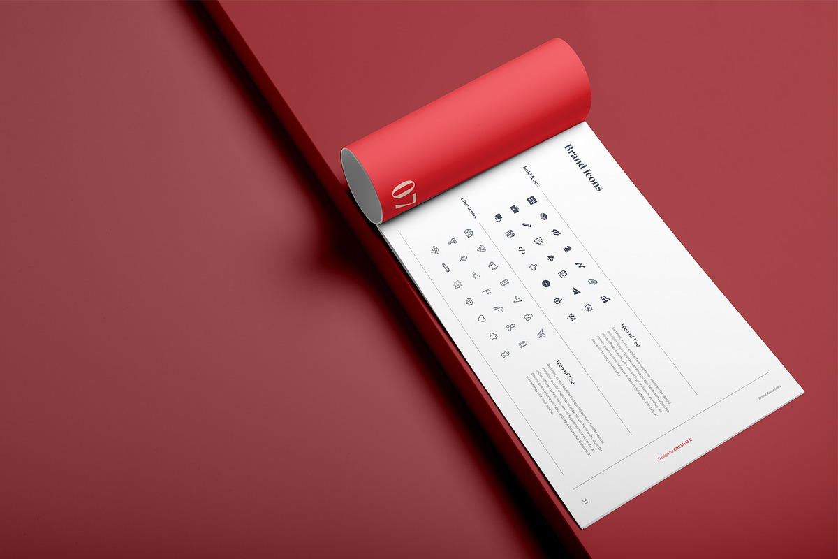 Brand Guidelines | Canva, InDesign, a Brochure Template by Orcshape Studio (Photo 8 of 14)