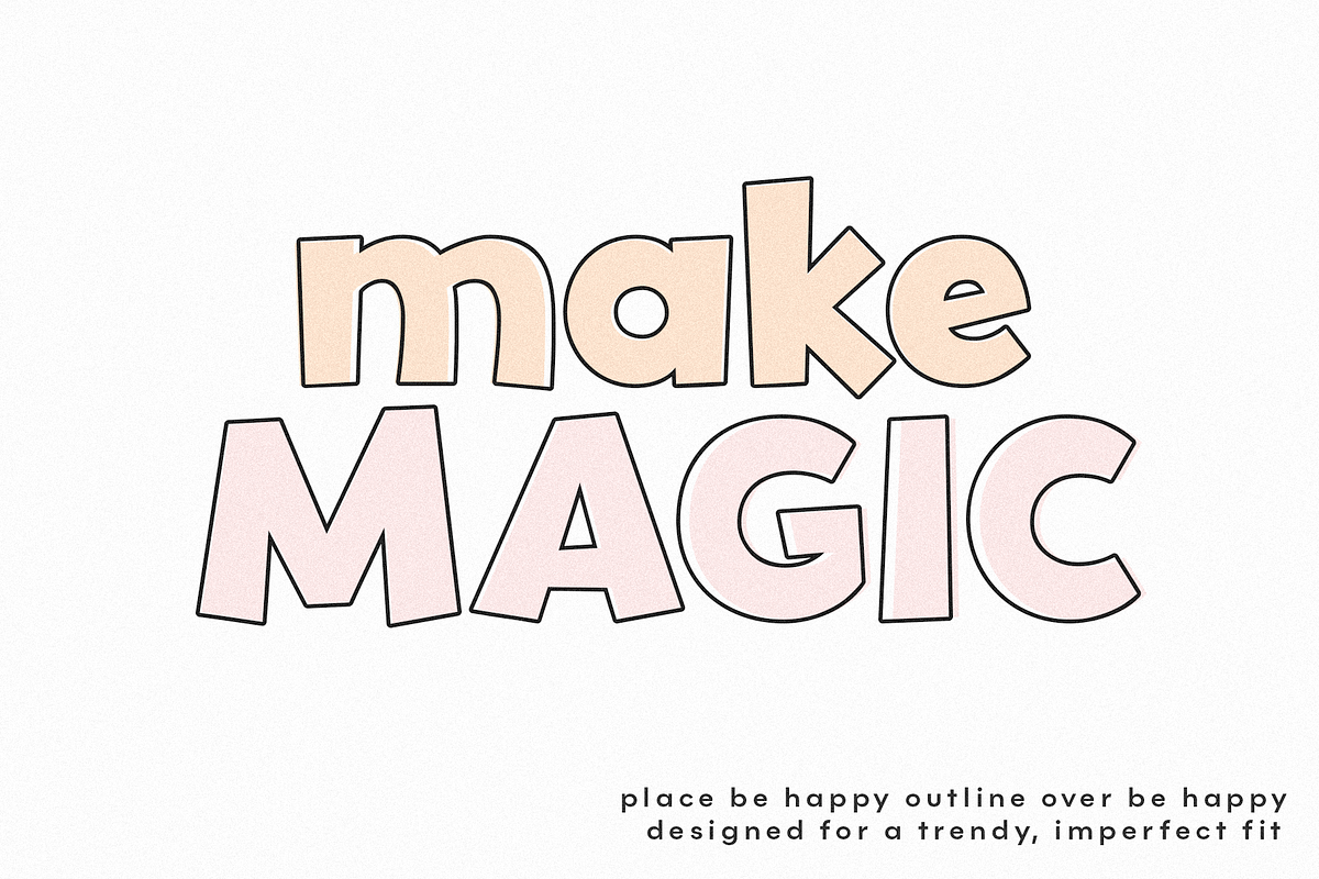 Be Happy | Fun Handwritten Font, a Font by KA Designs (Photo 8 of 9)