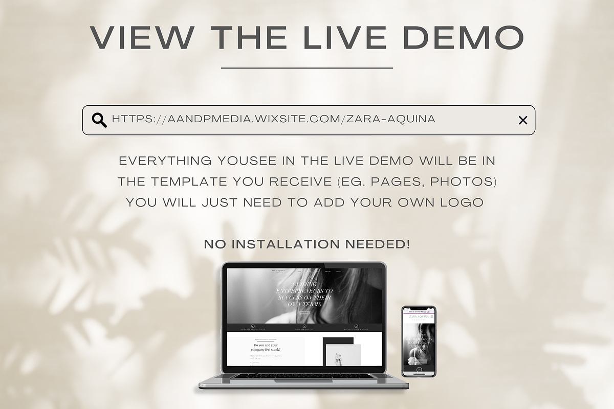 Website Template Design for Coaches, a Websites & App Template by Cosmic Design (Photo 7 of 8)
