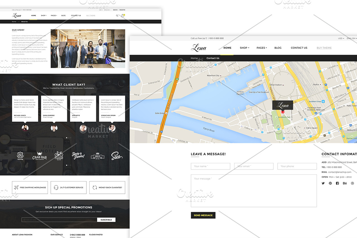 Lena - Fashion eCommerce PSD, a Websites & App Template by EngoCreative.com (Photo 5 of 5)