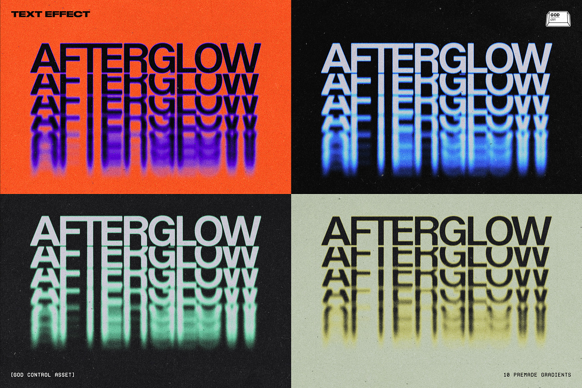 Diffusion Text Effect, a Graphic by God Control (Photo 3 of 6)