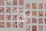 Pastel Floral Backgrounds, a Background Graphic by digital.incubator.yum (Thumbnail 8 of 8)