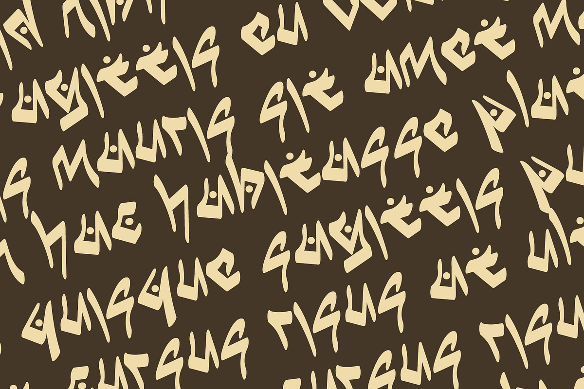 Dunara Arabian Graffiti Font, a Script Font by ArtiXLabs (Photo 9 of 11)