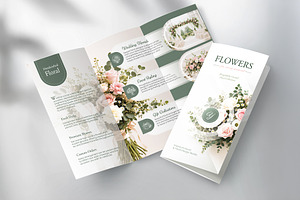 Flower Shop Trifold Brochure