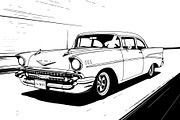 Vintage Speed Car SVG Bundle, an Object Graphic by Creativeshirt (Thumbnail 2 of 12)
