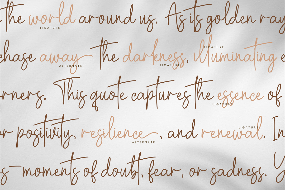 Christybella - Stylish Signature Fon, a Handwritten Font by Mozatype (Photo 10 of 11)