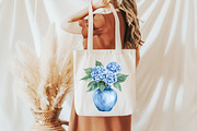 Watercolor Blue Nursery Clipart, a Seasonal Illustration by designcity5 (Thumbnail 4 of 5)