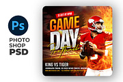 Game Day Football Flyer, a Flyer Template by Artonix (Thumbnail 2 of 3)