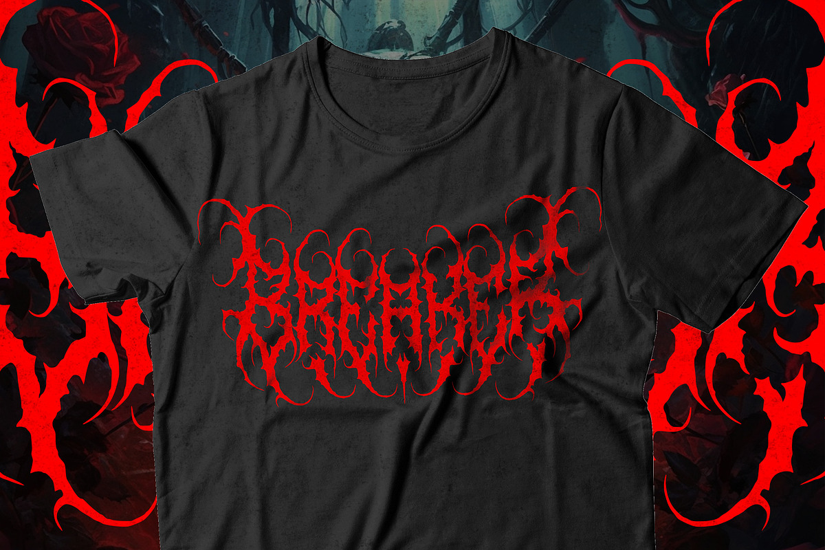 ROSES- Death Metal Font, a Blackletter Font by Fonday Studio