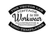 Vintage Workwear Logo Templates, a Branding & Logo Template by TheVectorLab (Thumbnail 2 of 11)