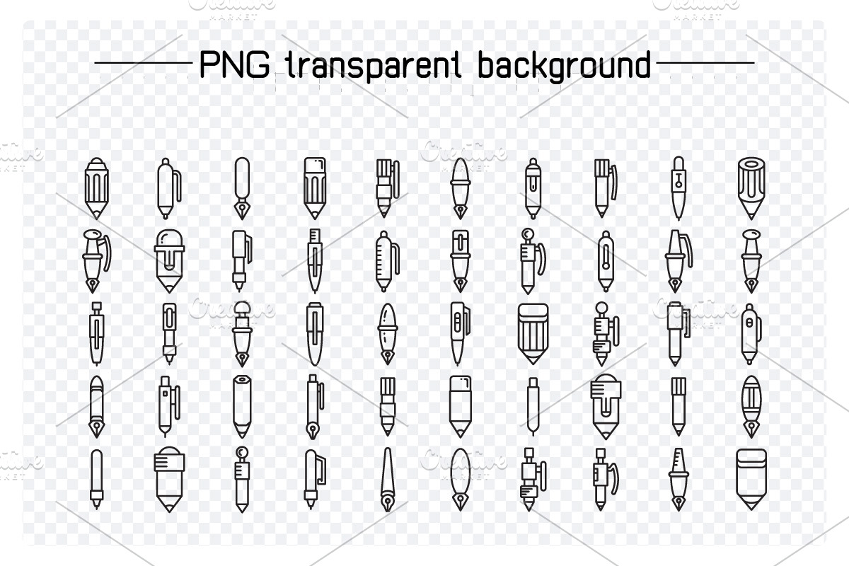 100 Pen and Pencil Icons, an Icon by Designfour (Photo 2 of 7)