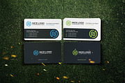 business card with the letter N, a Business Card Template by Indigo Graphic Shop (Thumbnail 3 of 4)