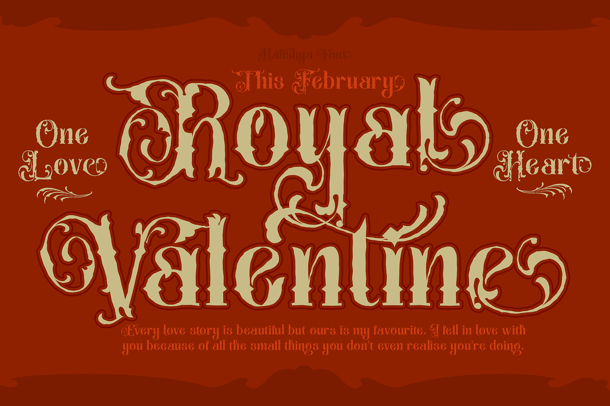 Hafishya Antique Typeface, a Blackletter Font by TypeClassHeroes (Photo 7 of 10)