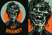 Zombies, a Person Illustration by daver2002ua (Thumbnail 1 of 3)