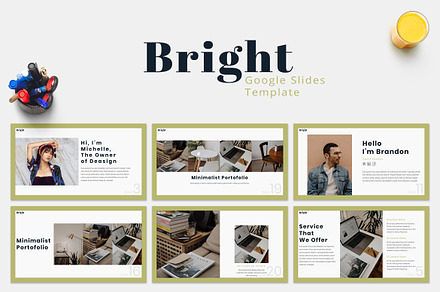 Bright - Google Slides, a Presentation Template by deasign