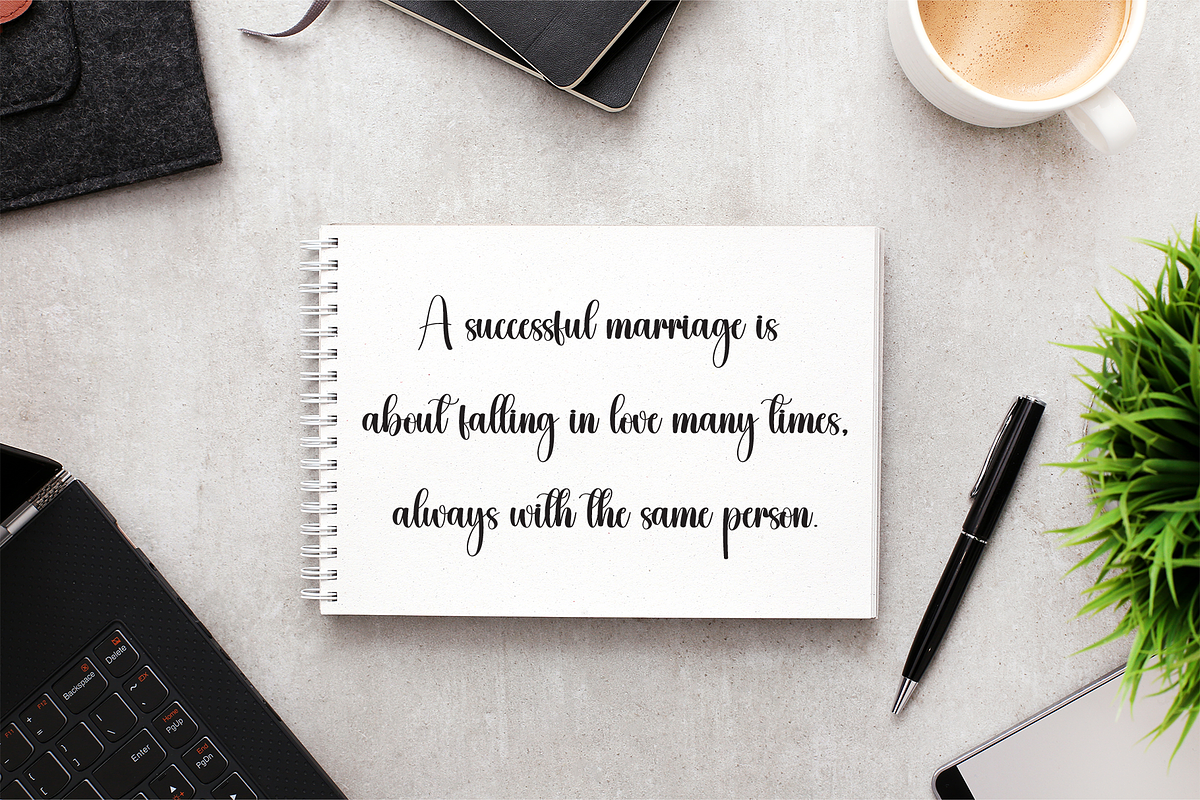 Calligraph | Script Font, a Handwritten Font by Scratchones (Photo 5 of 8)