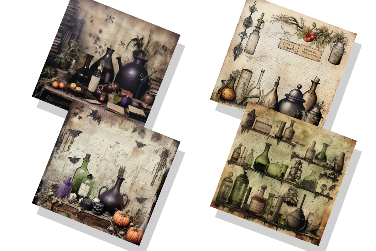 Witchs Potion Scrapbook, an Object Graphic by Regulrcrative (Photo 4 of 5)