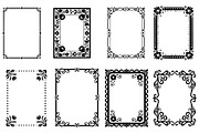 Cottagecore Folk Art Frames SVG, an Object Graphic by Pattern Whimsy (Thumbnail 6 of 6)