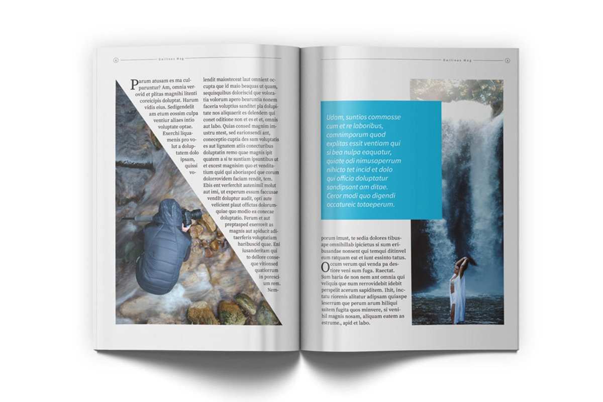 Lifestyle Magazine Template, a Magazine Template by TeddyGraphics (Photo 11 of 19)