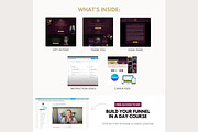Systeme.io Violeta Night Waitlist, a Landing Page Template by Hayley's Digital Hub (Thumbnail 3 of 10)