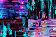 20 Seamless Digital Glitch Patterns, a Pattern Graphic by Nordic Design (Thumbnail 7 of 9)