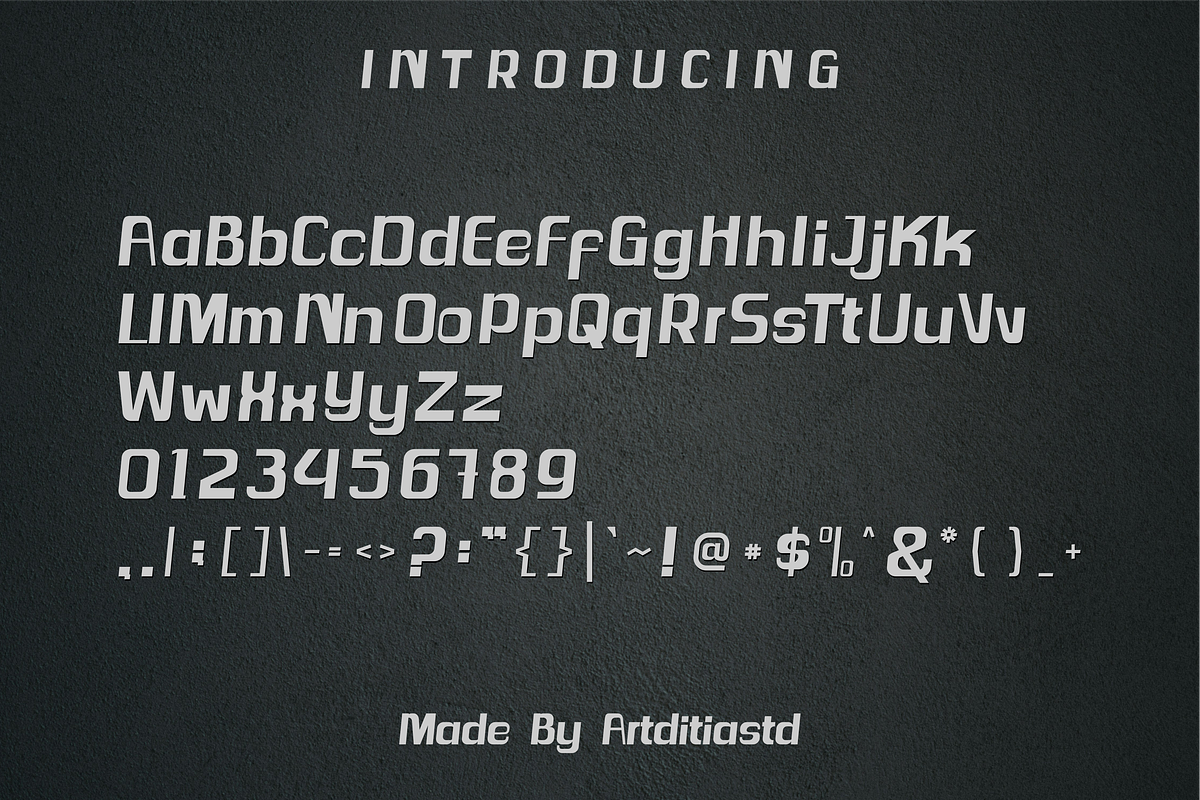 Fajara font, a Sans Serif Font by artditiastd (Photo 2 of 3)