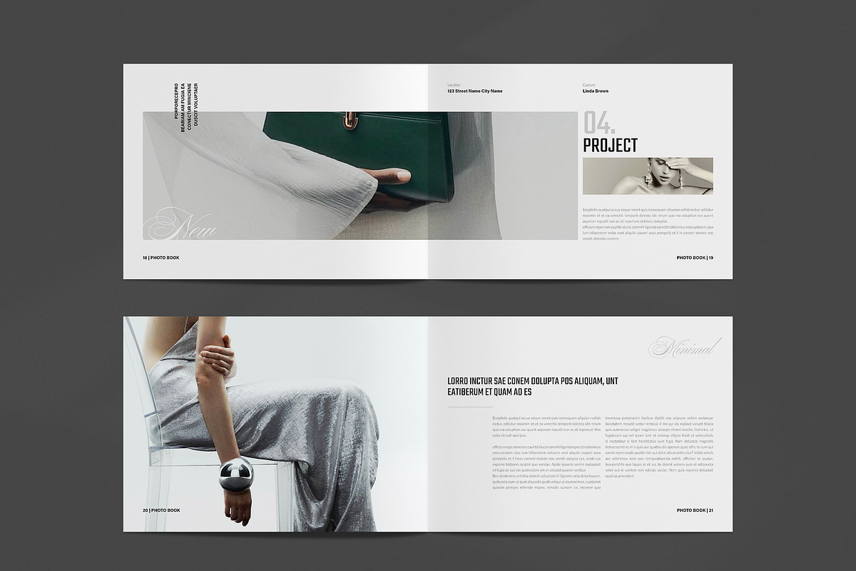 Minimalist Photo Book Landscape, a Brochure Template by NorthPeak (Photo 8 of 18)