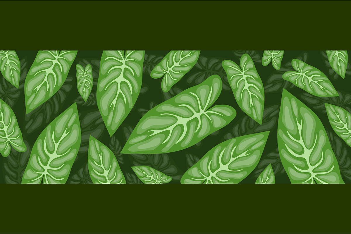 Leaves Background design set bundle, a Decorative Illustration by foxndeer (Photo 3 of 4)