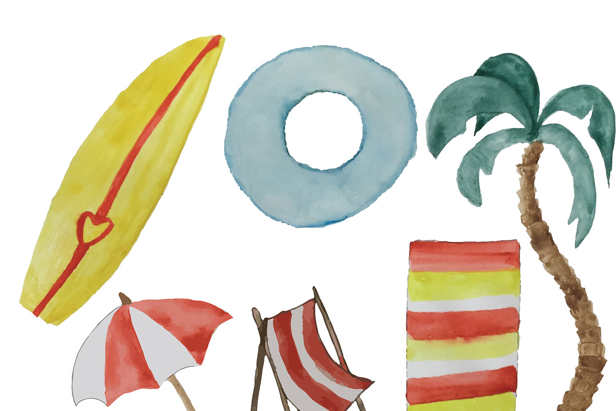 Hello Summer - watercolor, an Illustration by Valeri Nick (Photo 4 of 5)